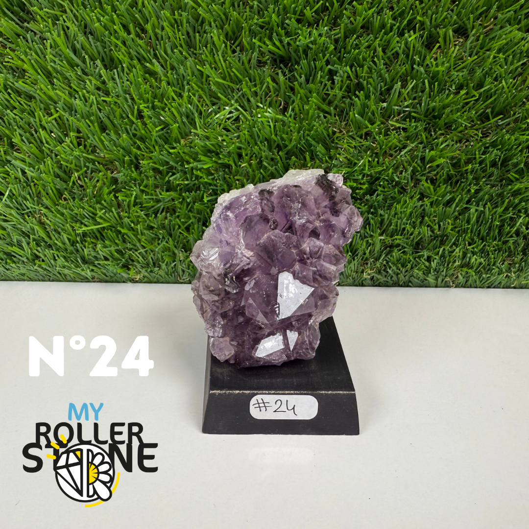 Améthyste sur socle