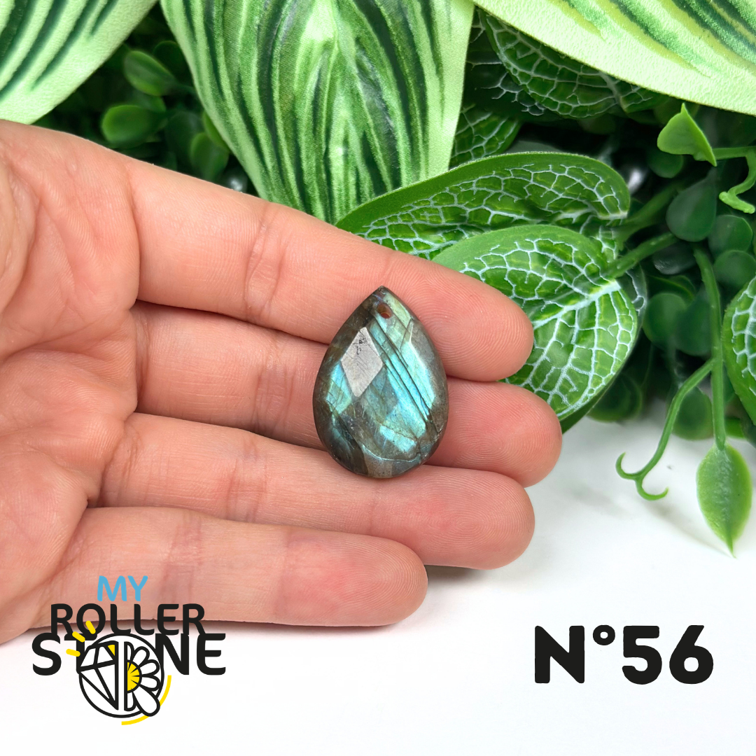 Pendentifs Labradorite Blue Fire Facettée 5A