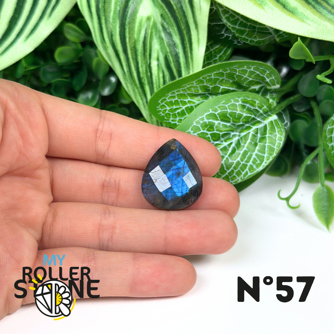 Pendentifs Labradorite Blue Fire Facettée 5A