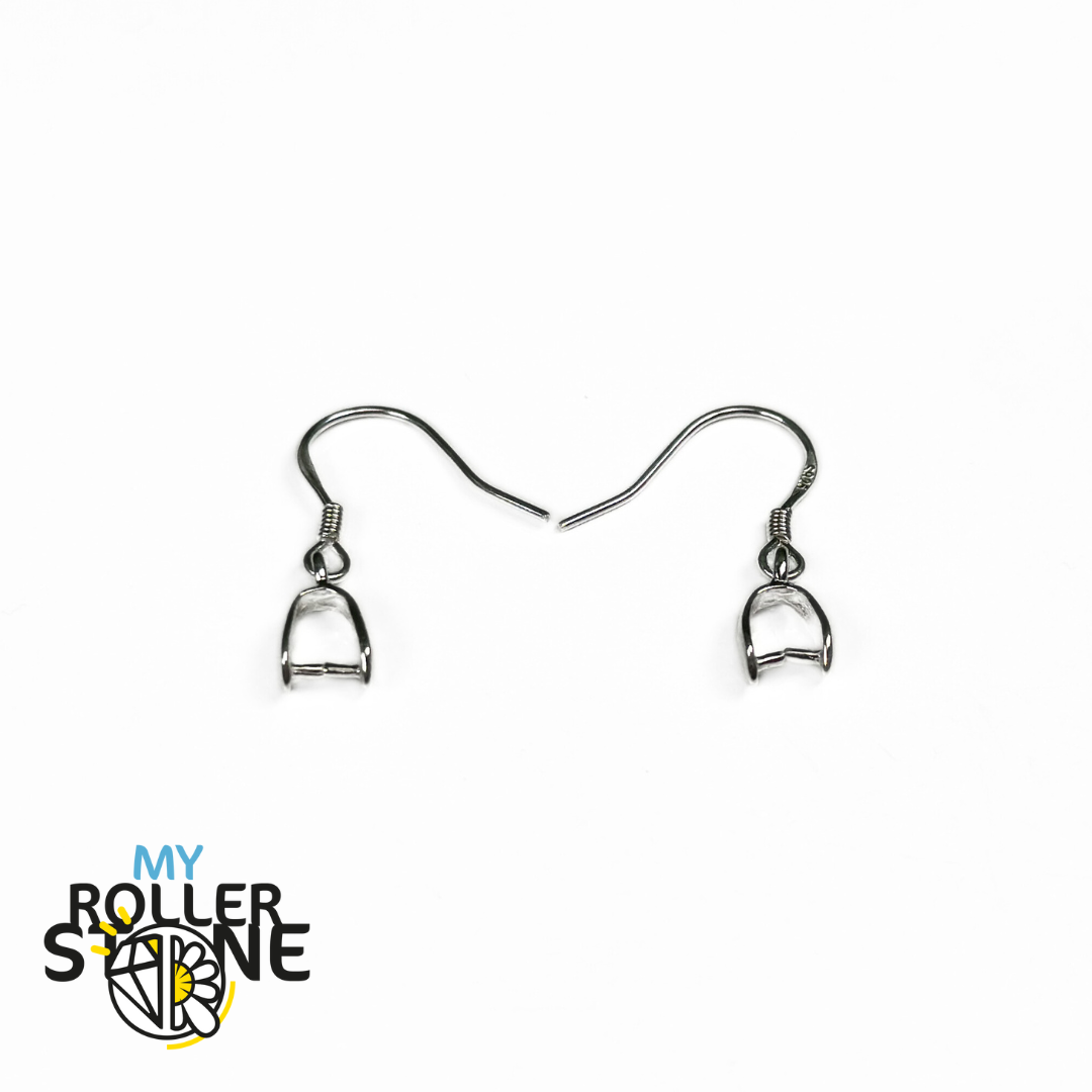 Crochets de Boucles d’Oreilles avec Bélières en Argent Sterling 925