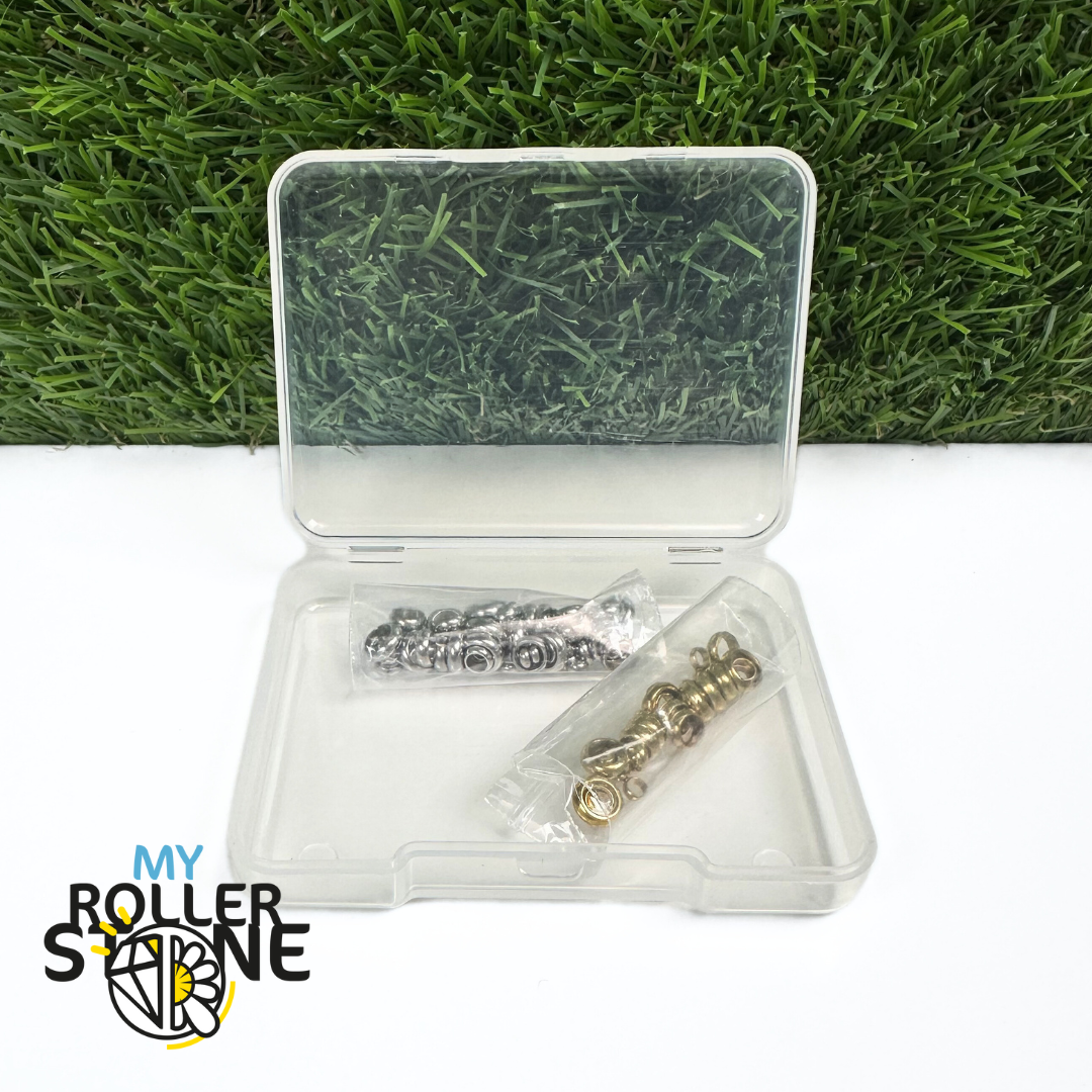 Kit de 80 Perles à Sertir en Acier Inoxydable