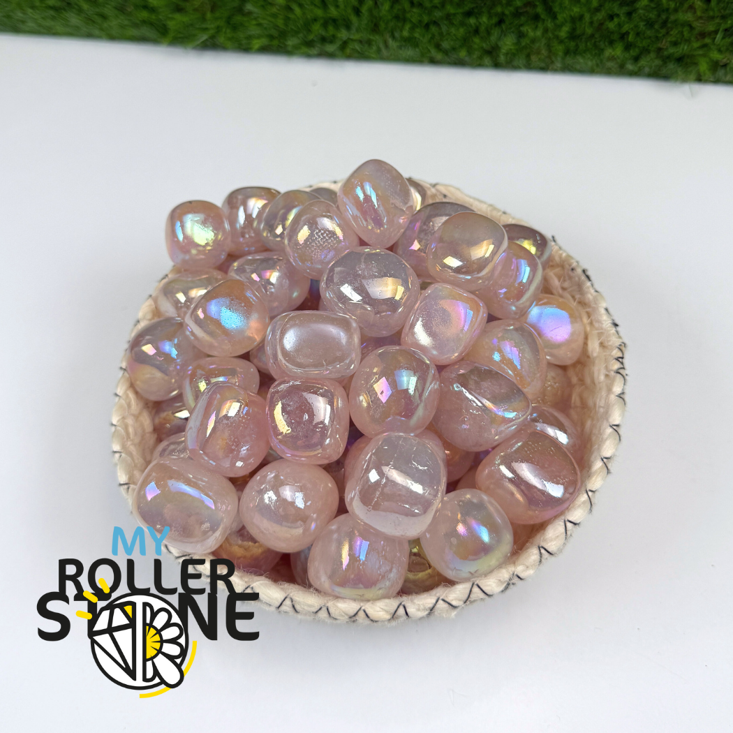 Pierres roulées Quartz rose Aura