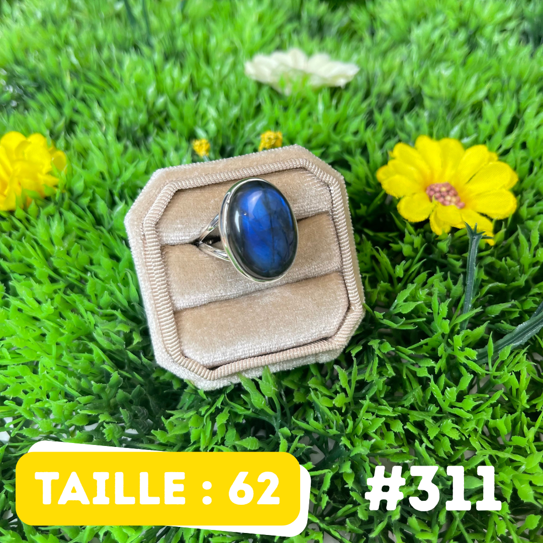 Bague Labradorite Bluefire #311