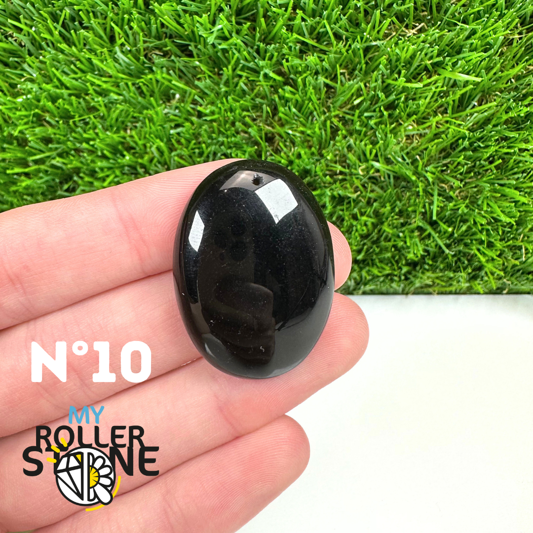 Pendentif Percé Tourmaline Noire