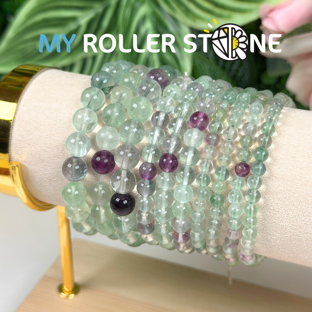 Bracelet en Fluorite Multicolor 3A