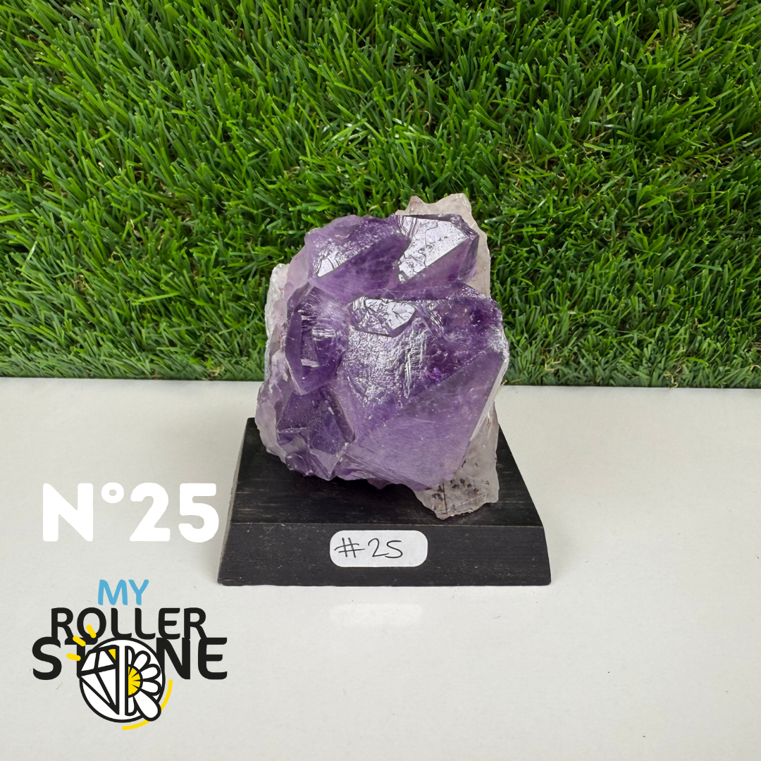 Améthyste sur socle