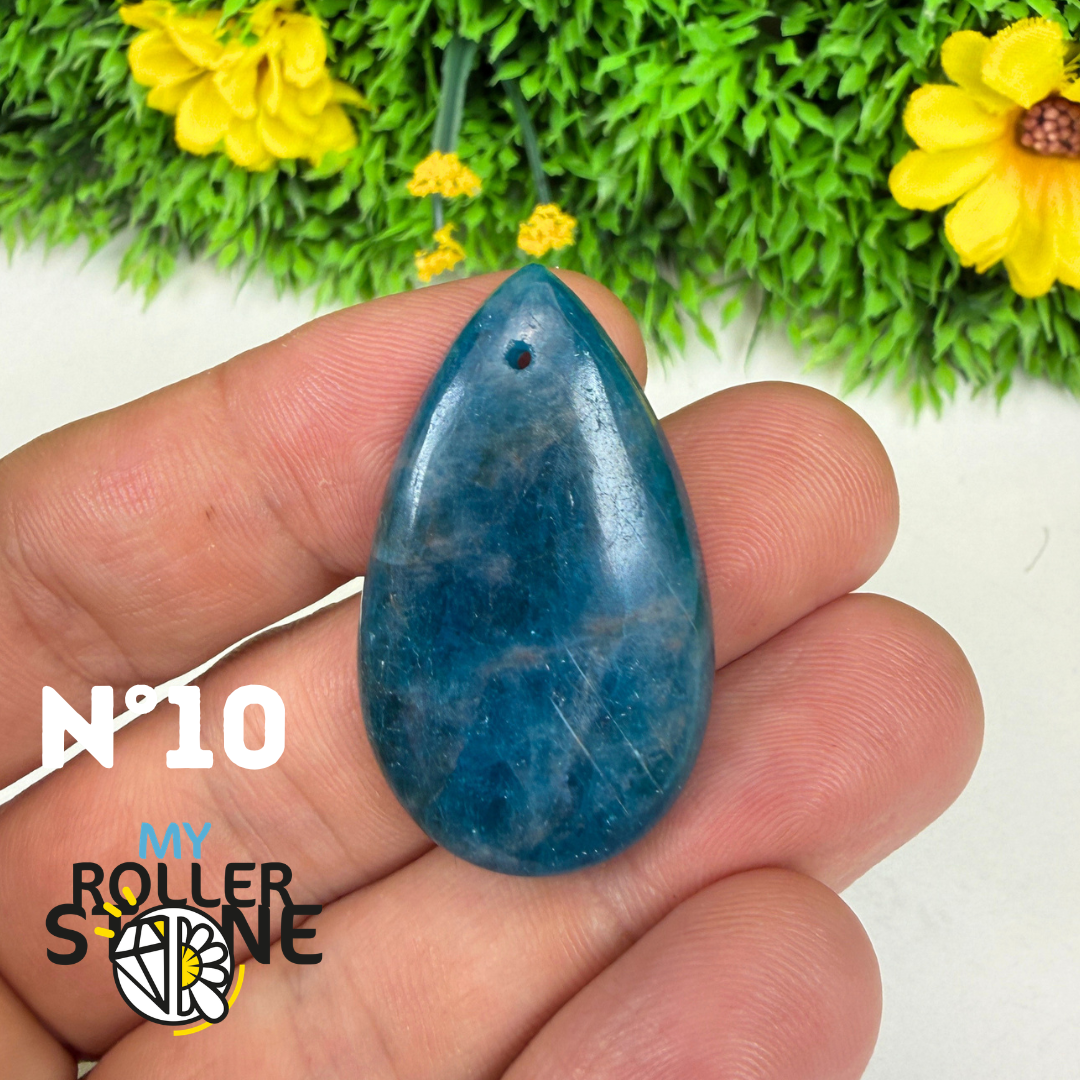 Pendentif Apatite bleue 3A