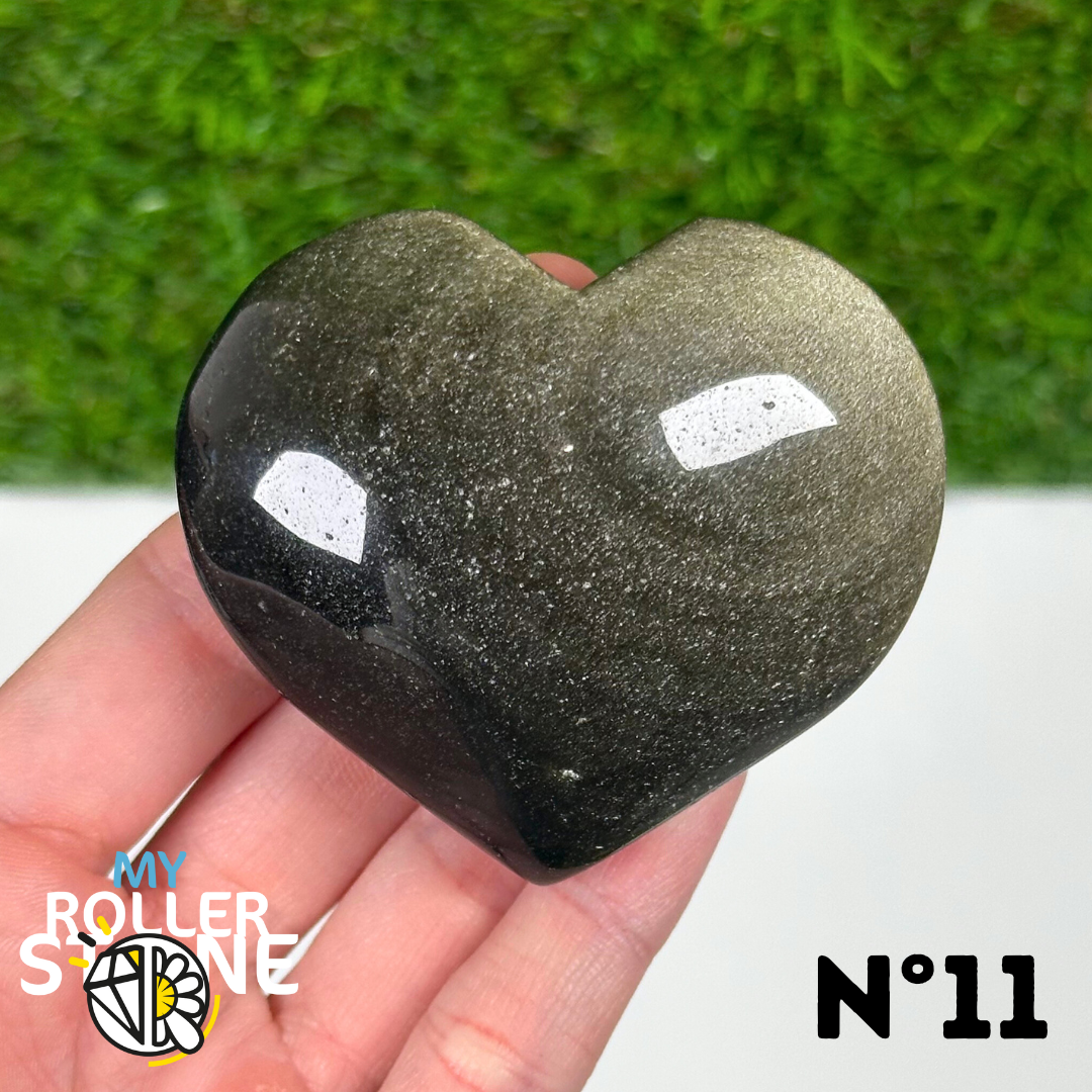 Coeur Obsidienne Dorée