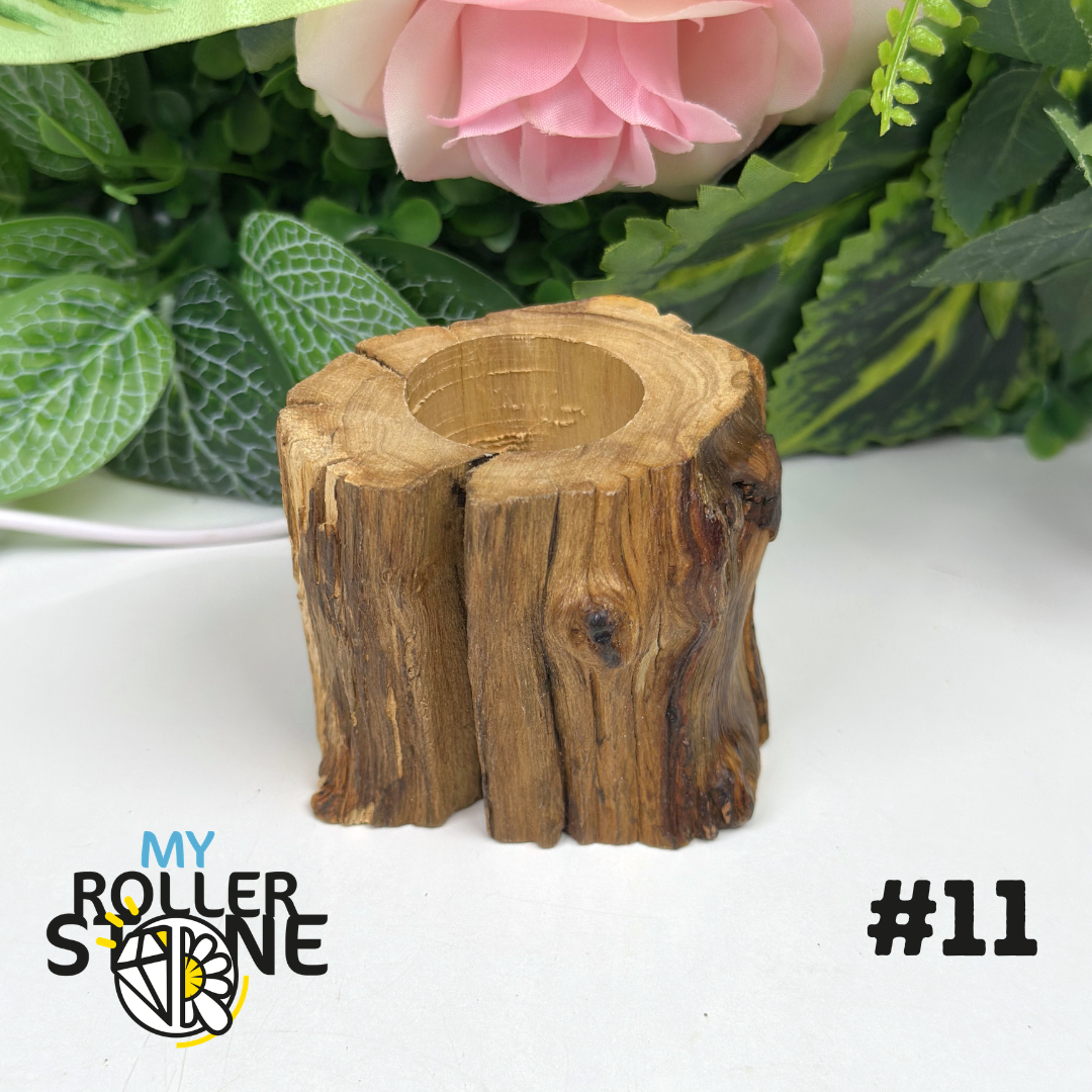 Support en bois LED pour sphère