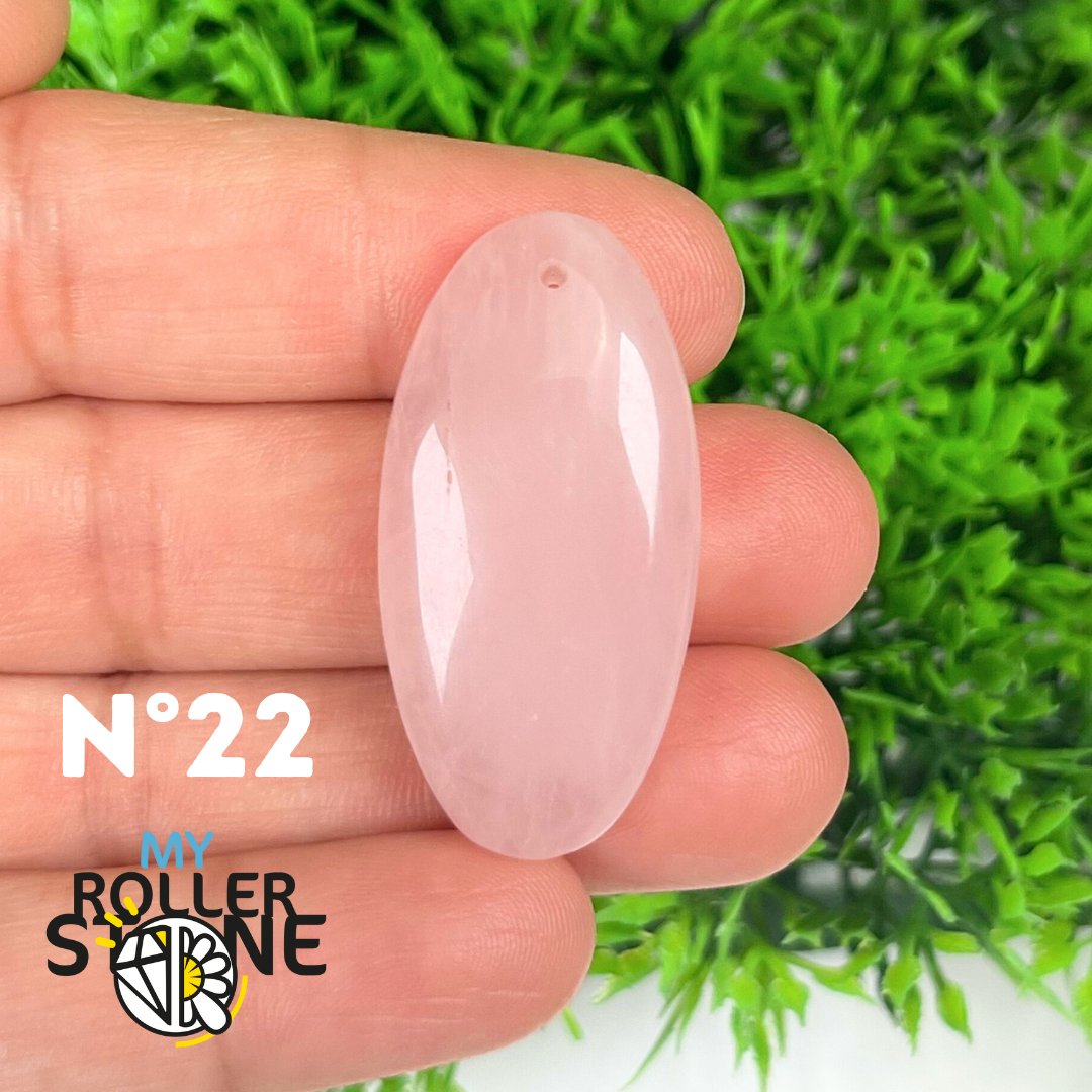 Pendentif Quartz rose percé