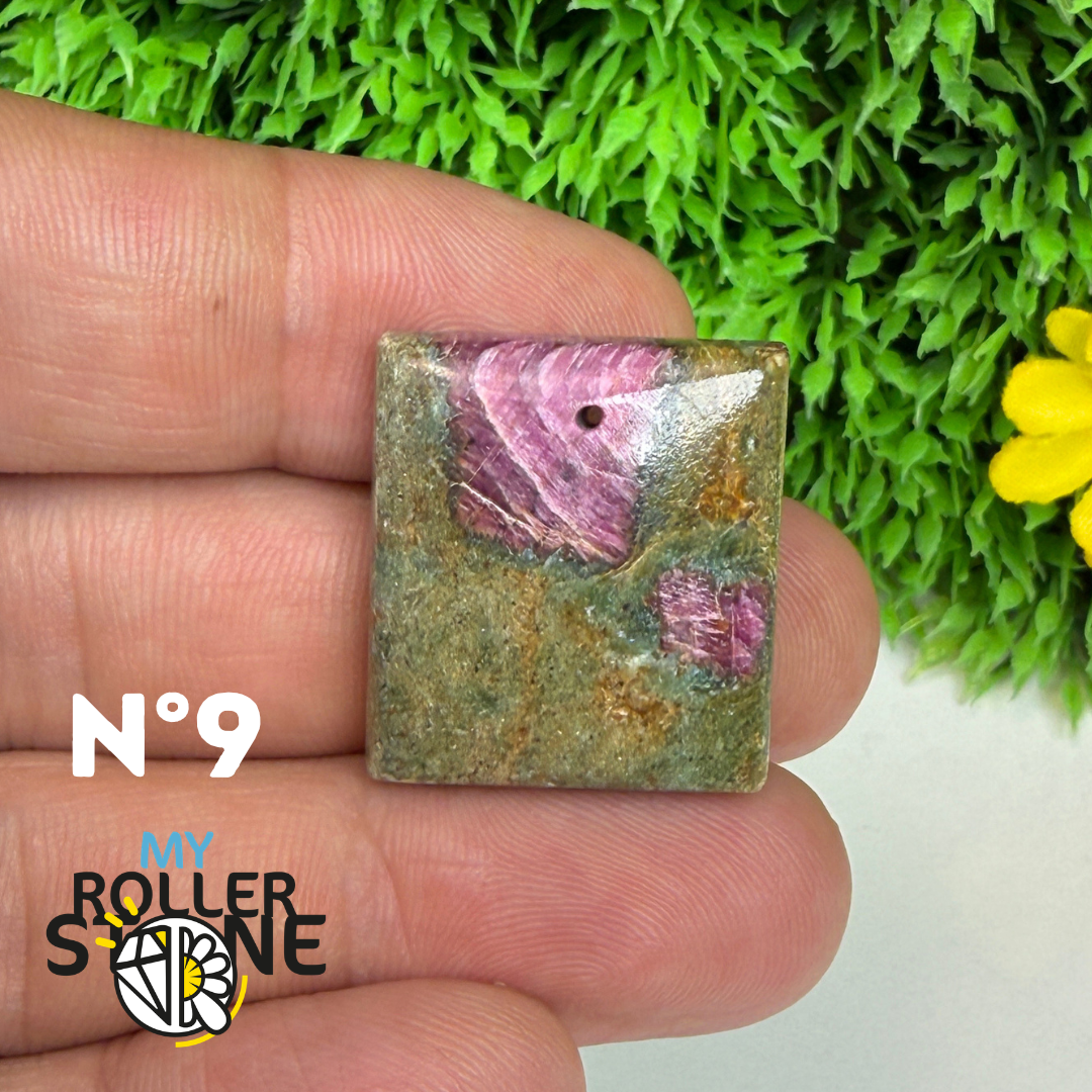 Pendentif percé Ruby Fushiste 5A