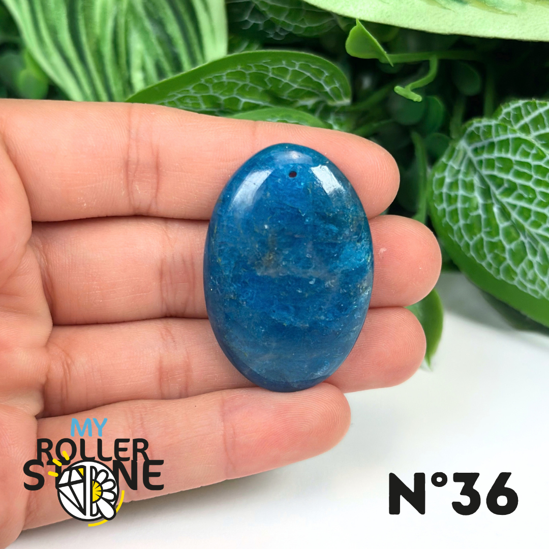 Pendentif Apatite bleue 5A