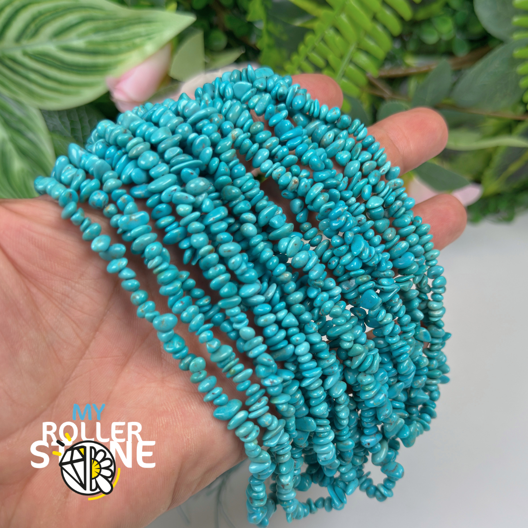 Perle EN Turquoise Kingman Chips