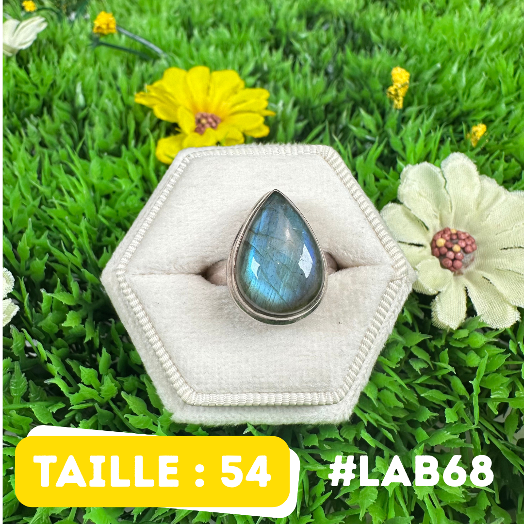 Bague Labradorite Bluefire #LAB68