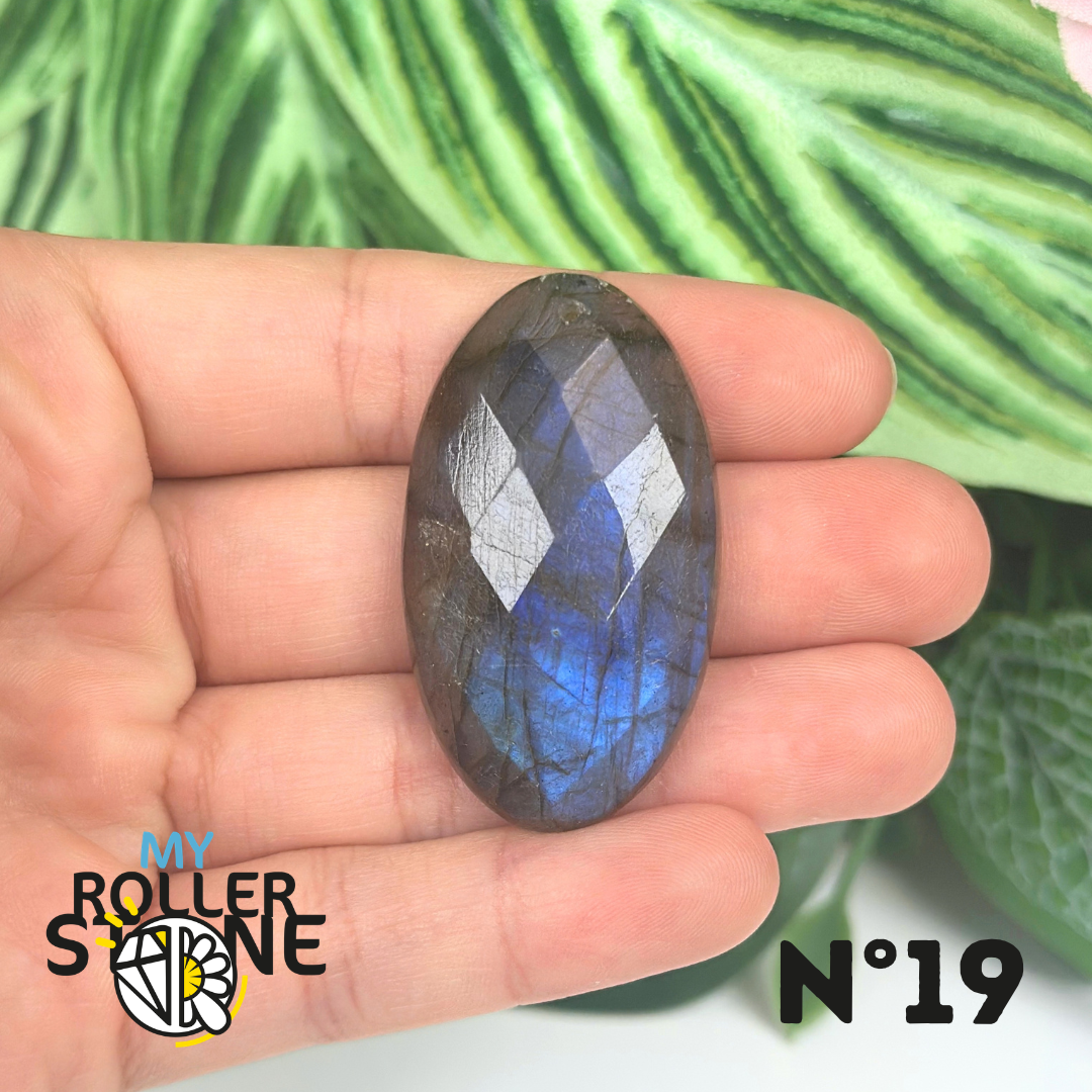Pendentifs Labradorite Blue Fire Facettée 5A