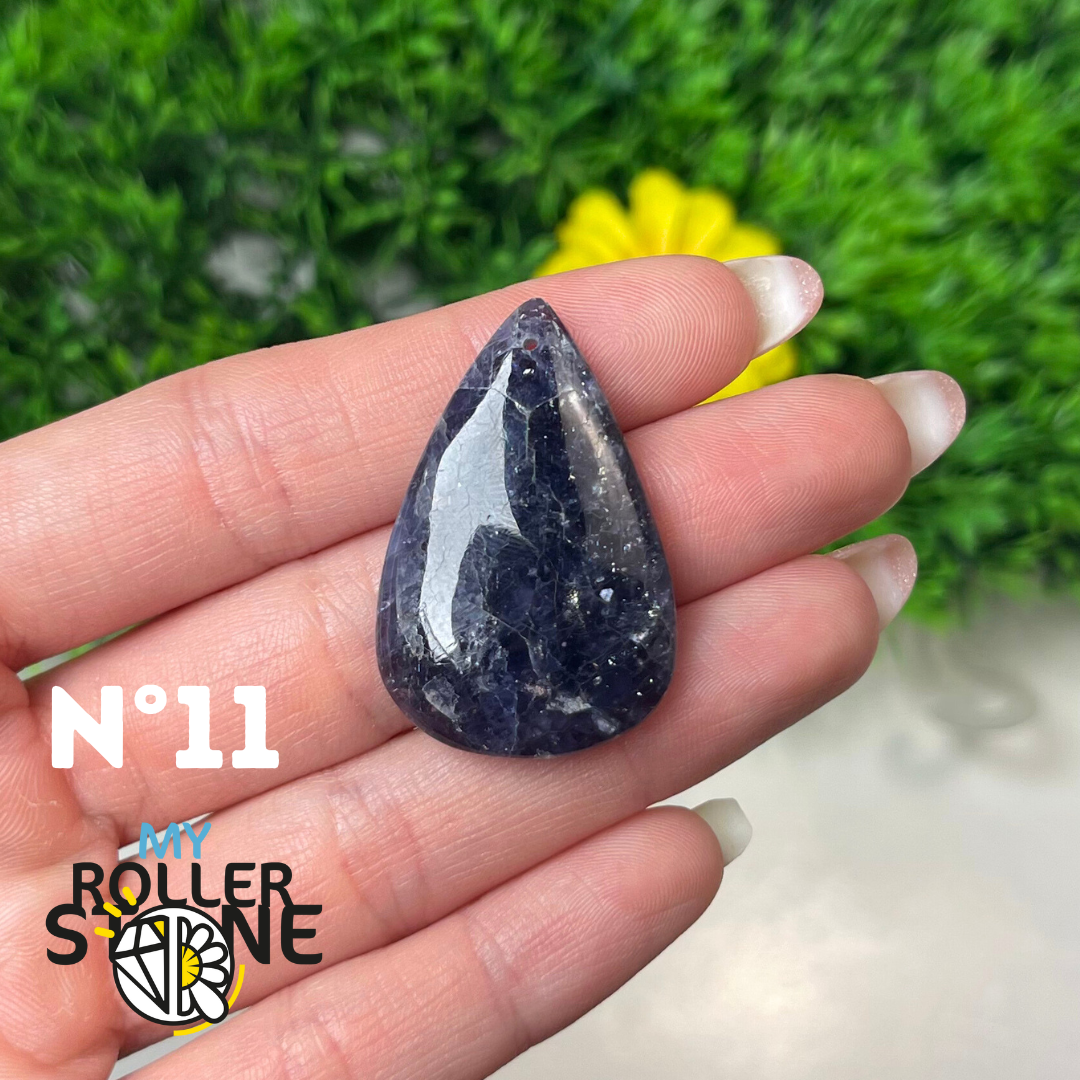 Pendentif Iolite Sunstone 5A