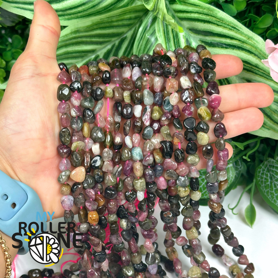 Perle Baroque Tourmaline Multicolore 5A