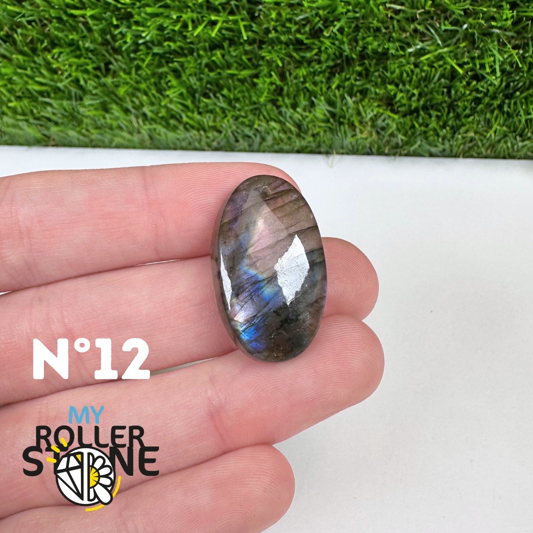 Pendentif Percé Labradorite Multi Fire 5A