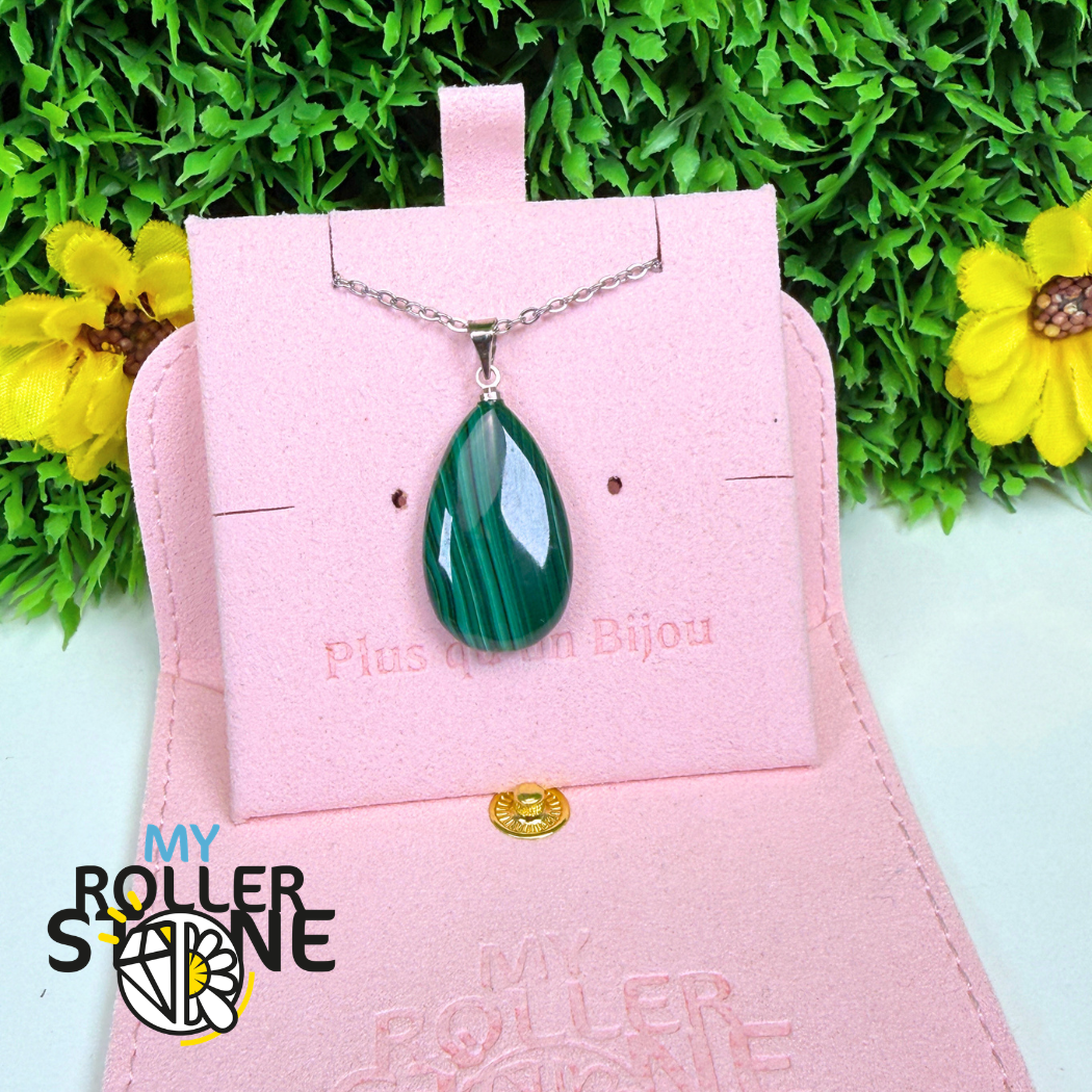 Pendentif Malachite goutte