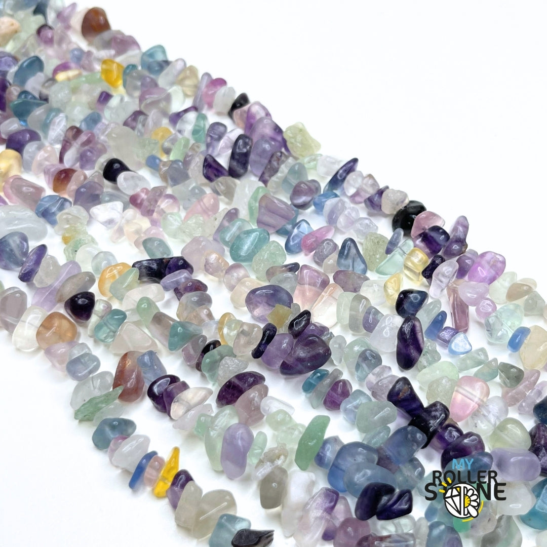 Perle Chips en Fluorite Arc-en-Ciel (40 CM)