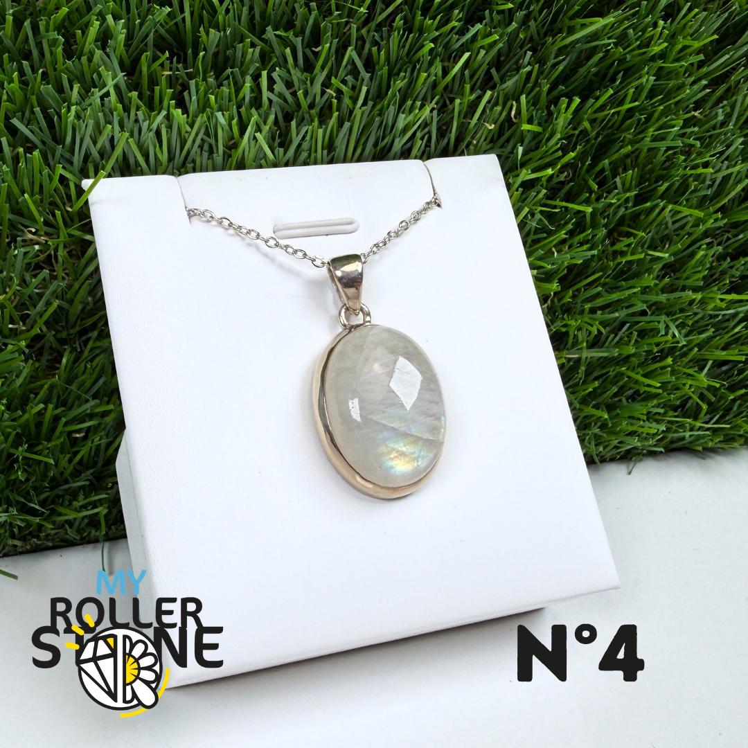 Pendentif Pierre de Lune Argent #4