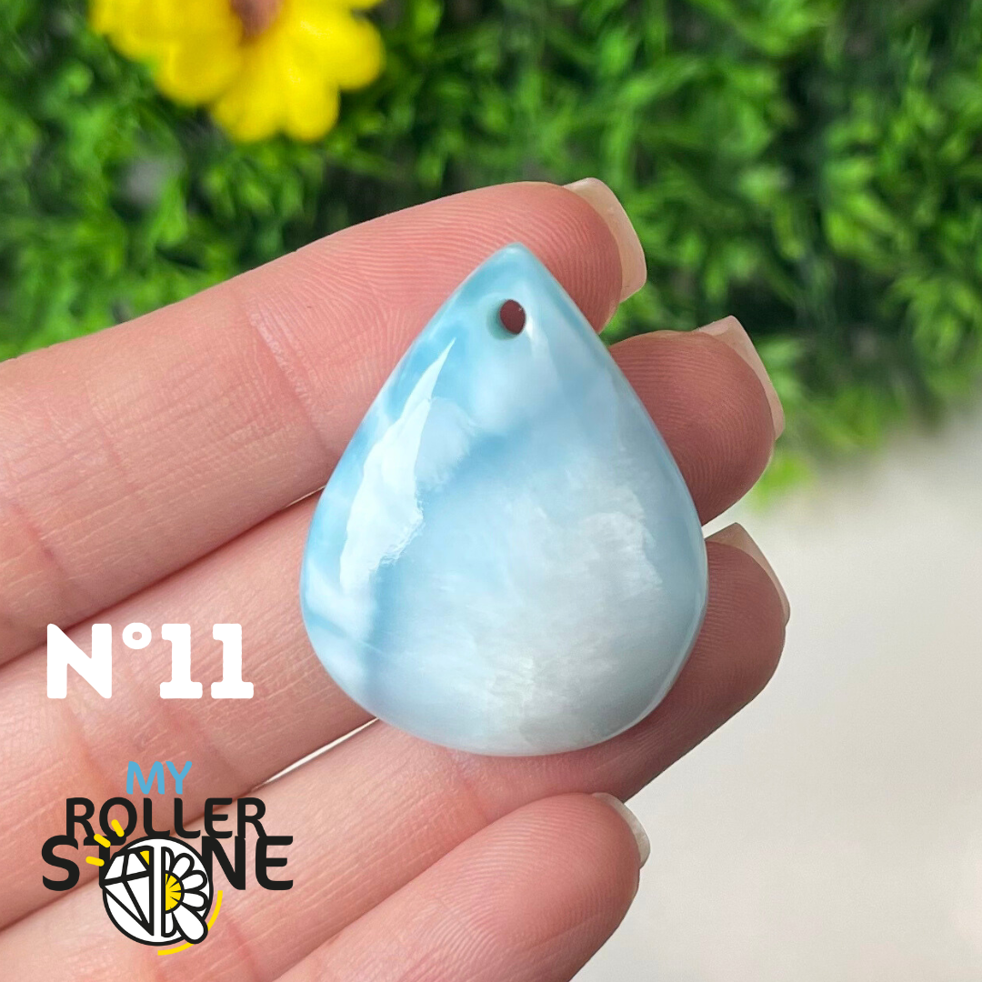 Pendentif Larimar 5A percé