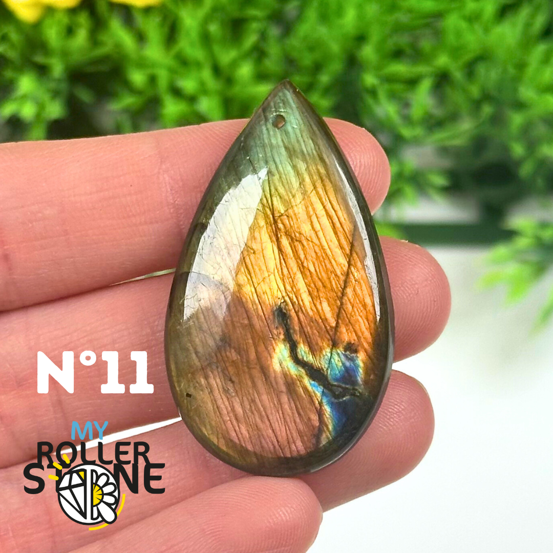 Pendentif Labradorite Multicolore 5A