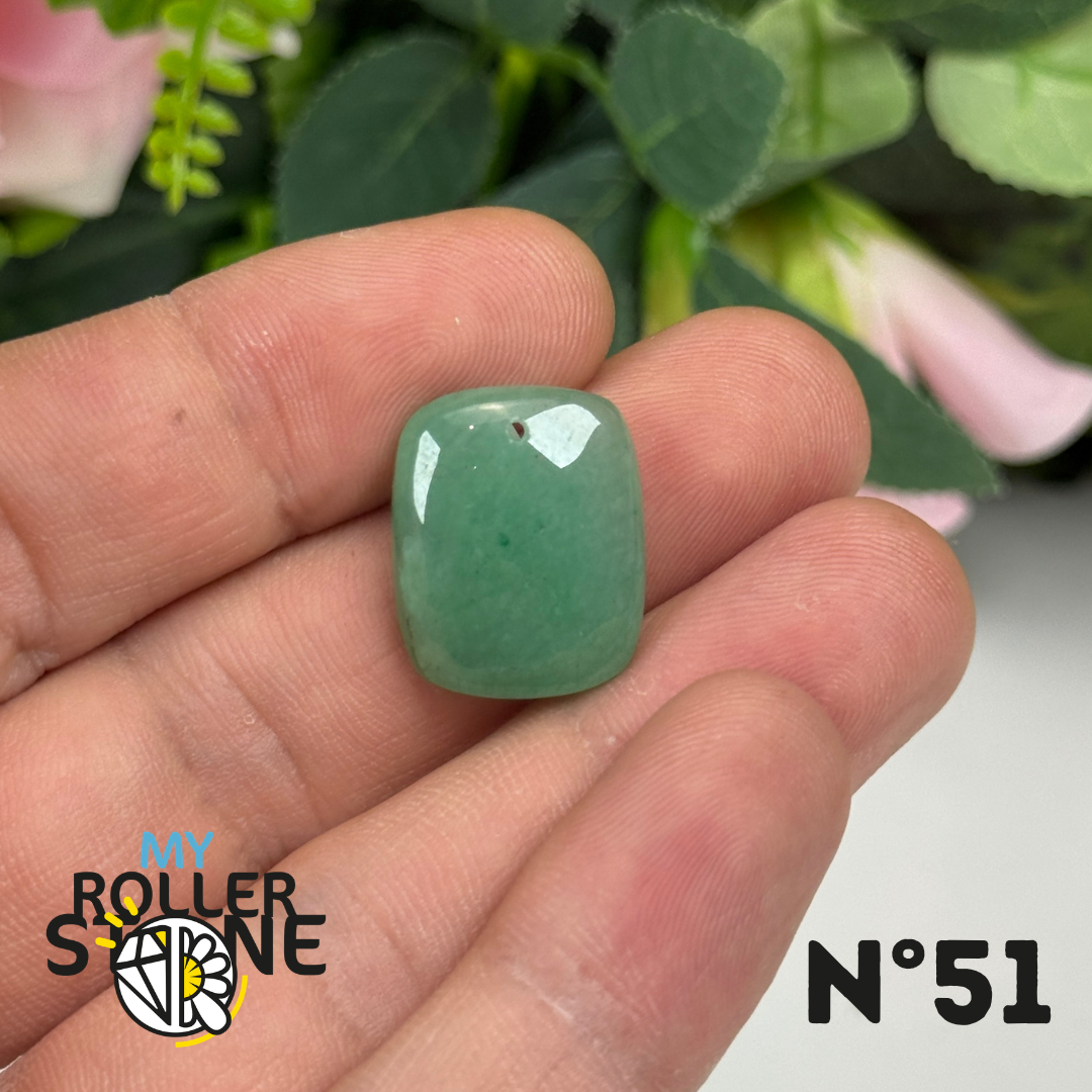 Pendentif Aventurine Percé 5A