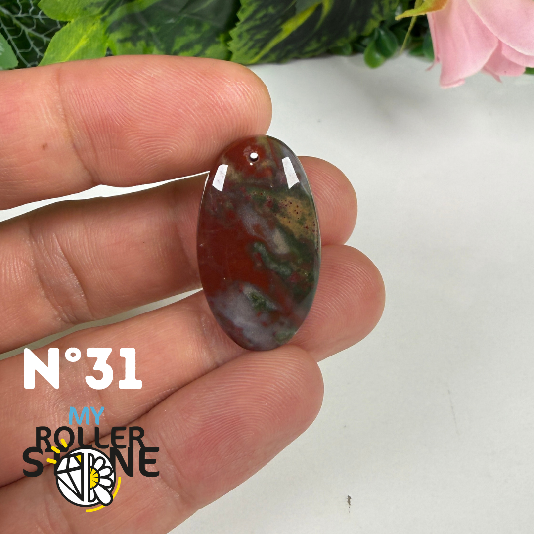 Pendentif Percé Héliotrope