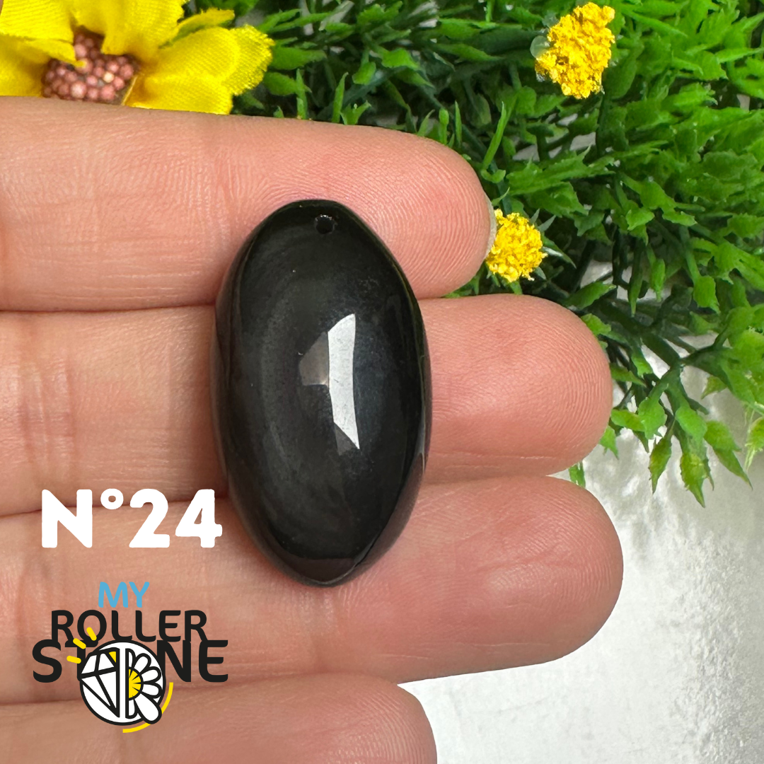 Pendentif Obsidienne Arc-en-Ciel 5A (Oeil céleste)