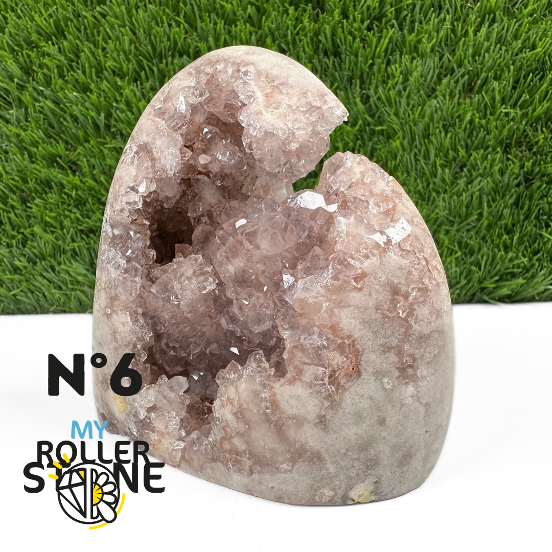 Géode Améthyste Rose du Brésil #6