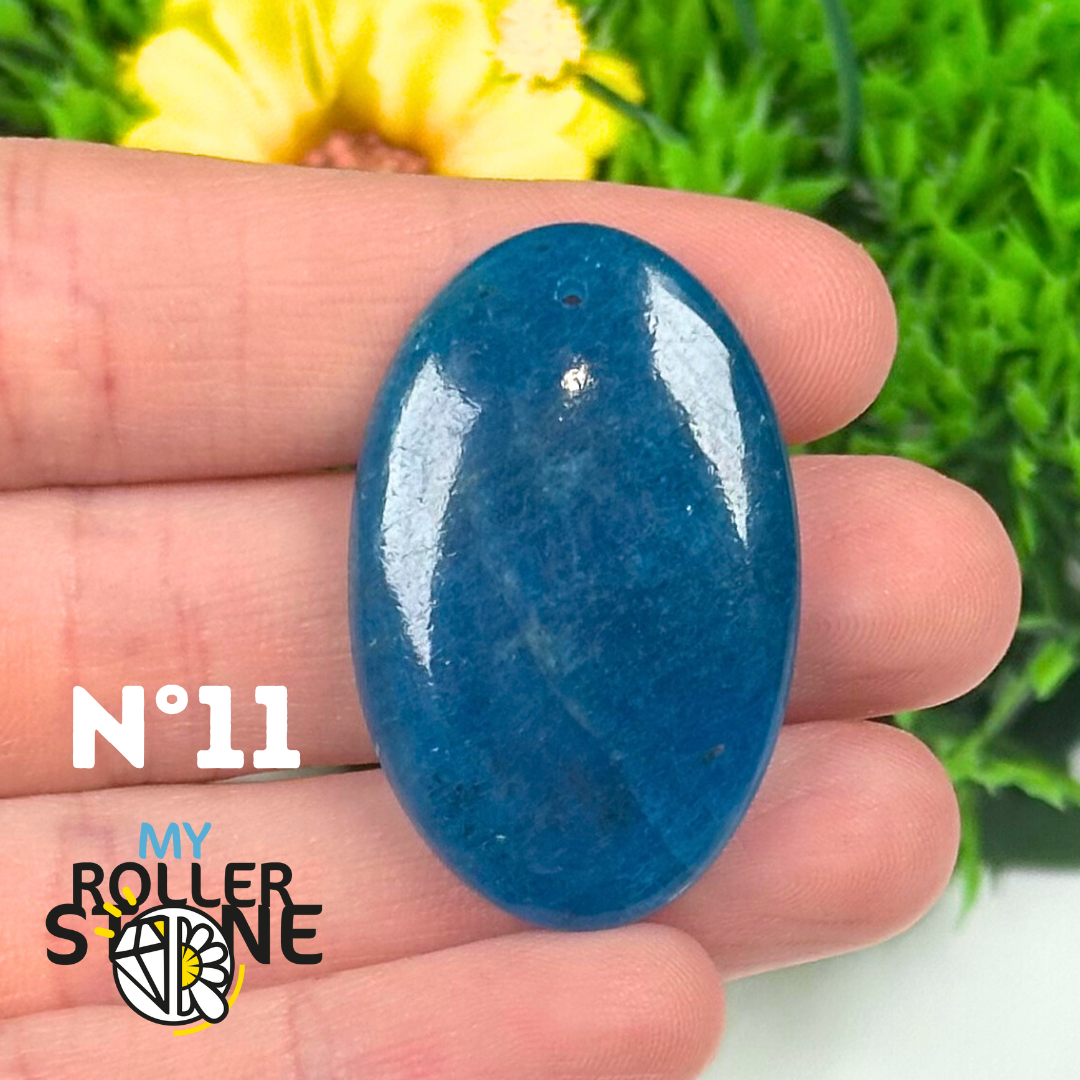Pendentif Apatite bleue 5A