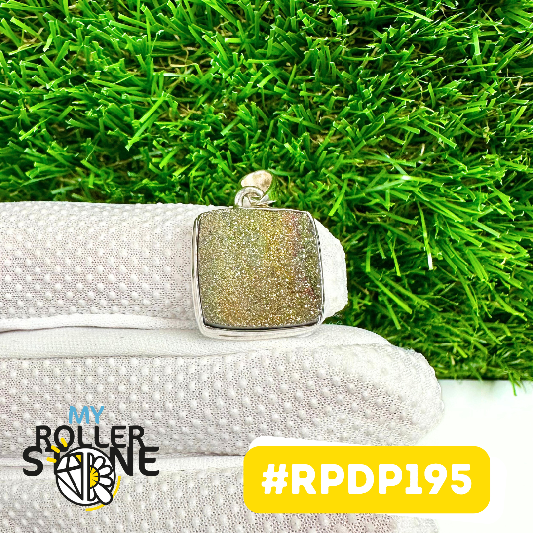 Pendentif Pyrite Arc En Ciel #RPDP195