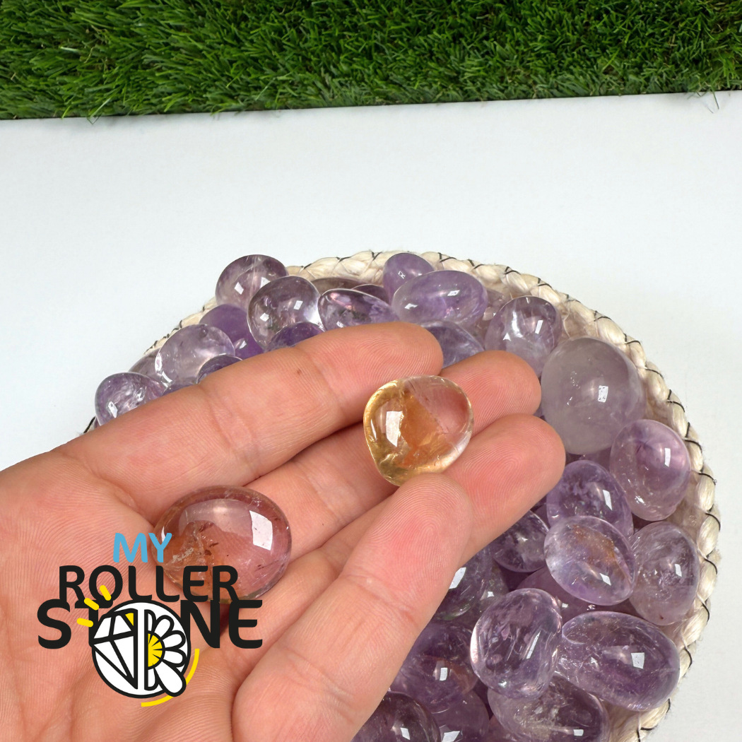 Pierres roulées en Amétrine (Taille moyenne)
