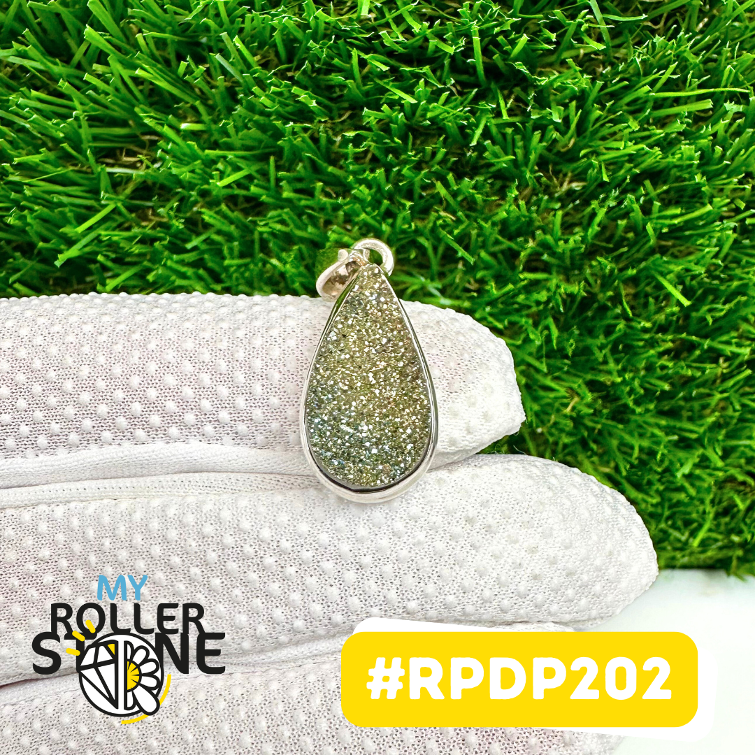 Pendentif Pyrite Arc En Ciel #RPDP202