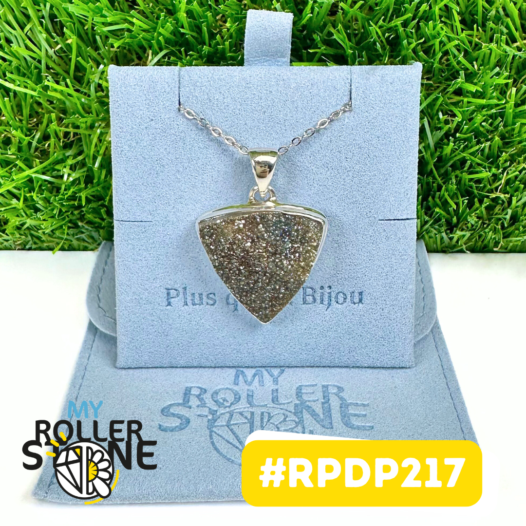 Pendentif Pyrite Arc En Ciel #RPDP217