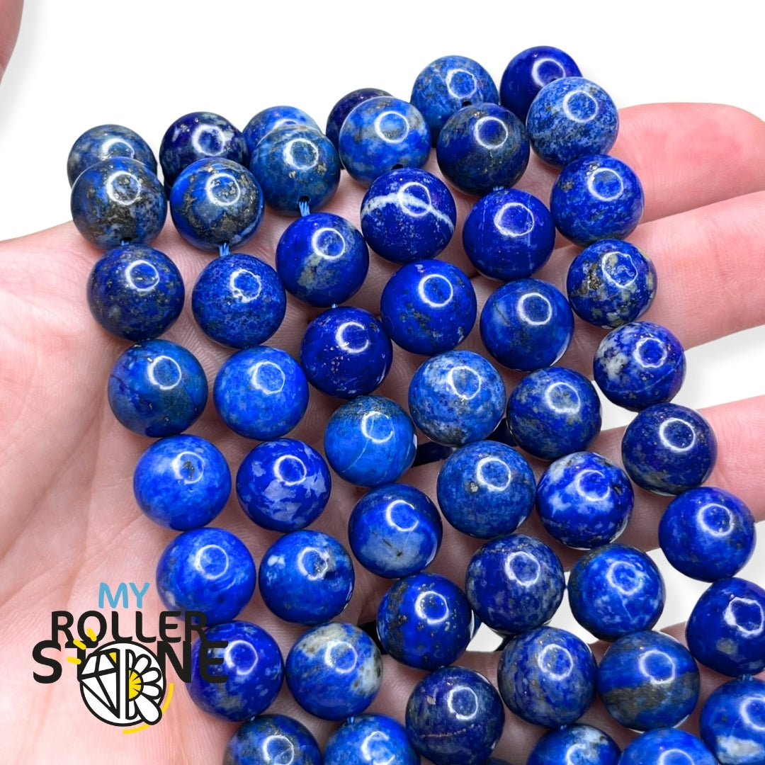 Perle lapis lazuli 5A 10 MM