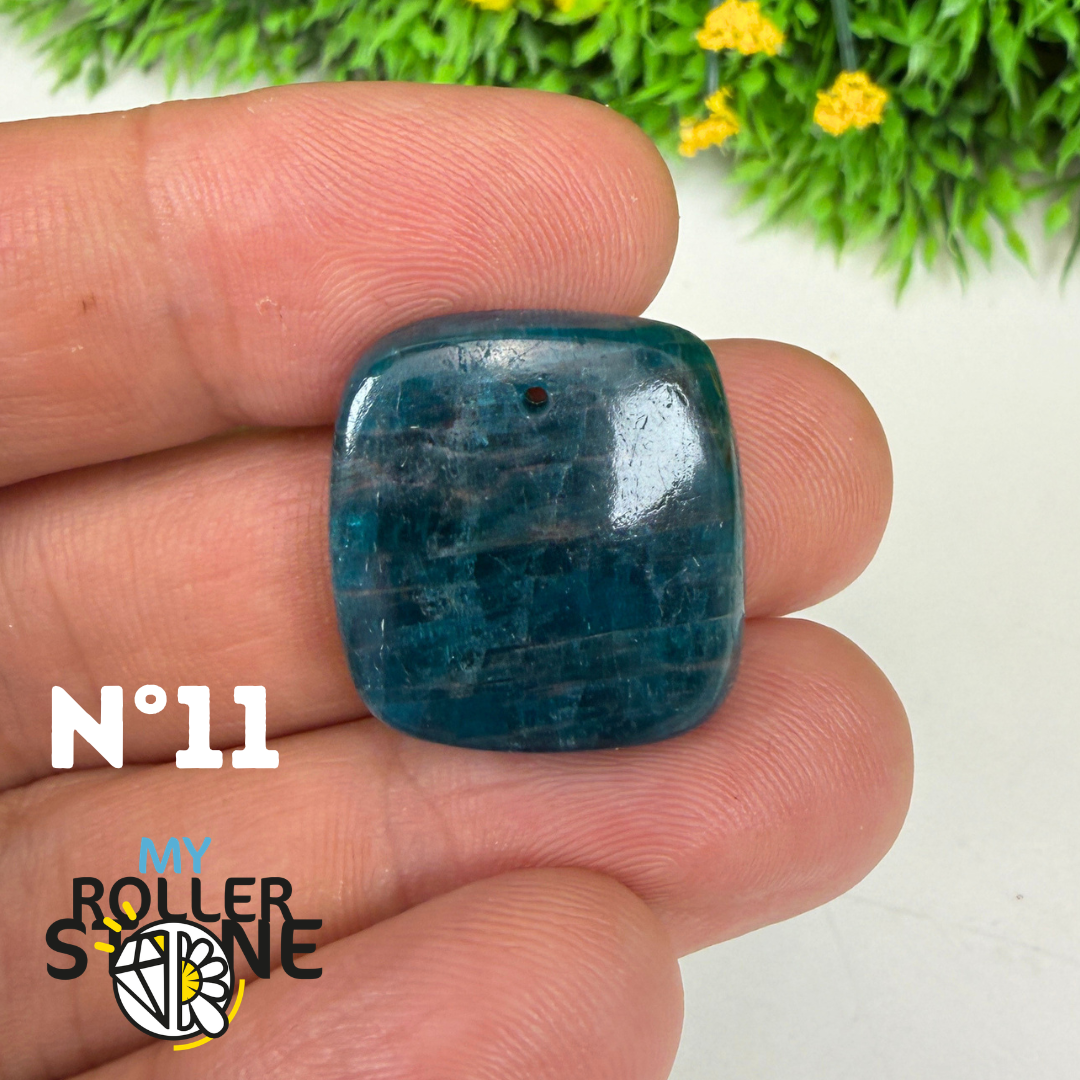 Pendentif Apatite bleue 3A
