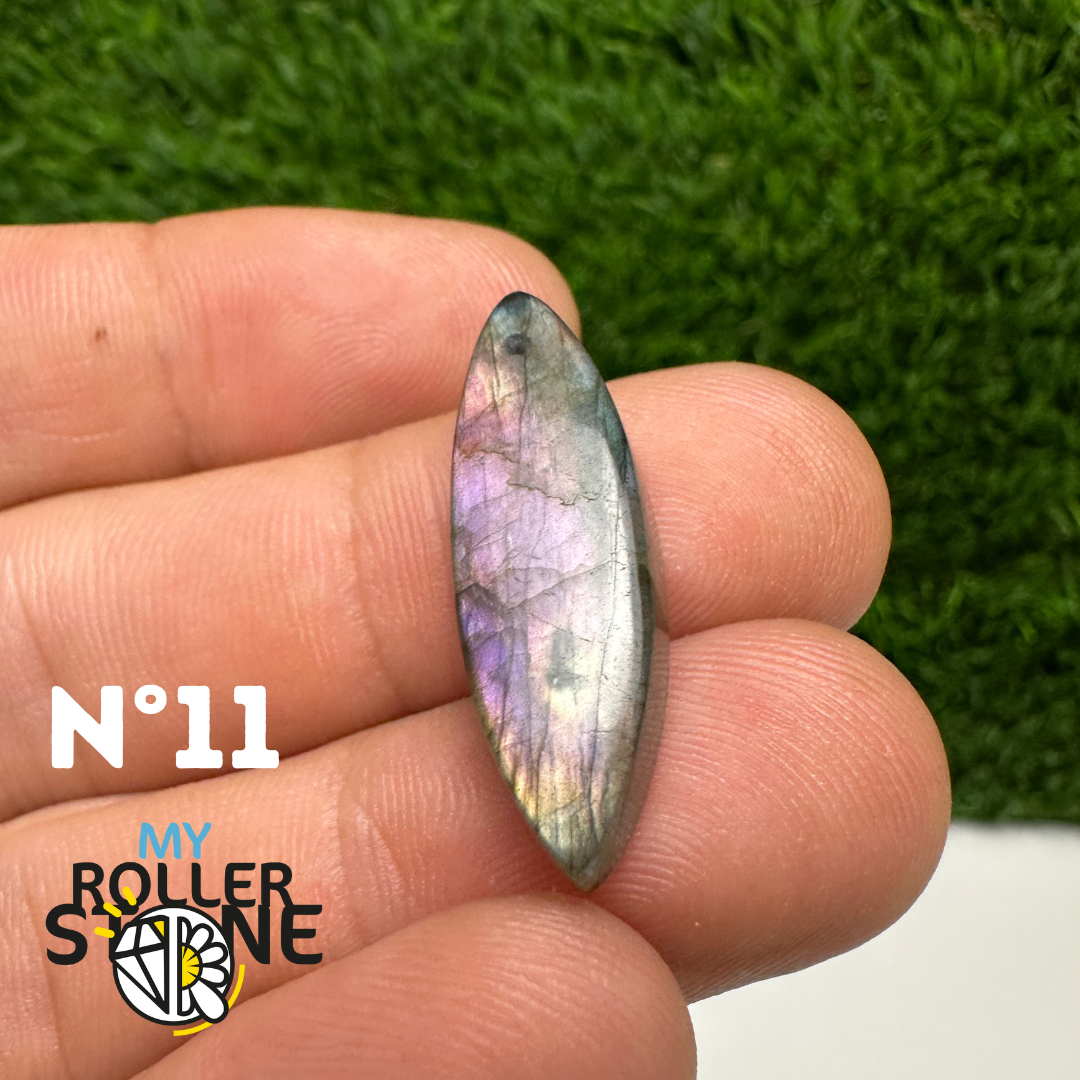Pendentifs Labradorite Violette forme Libre 5A