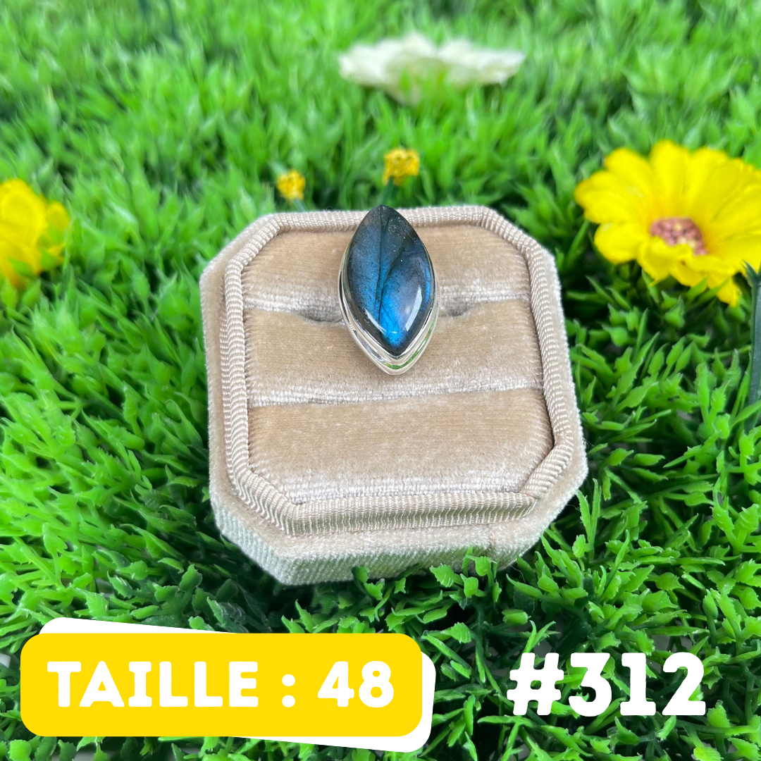 Bague Labradorite Bluefire #312