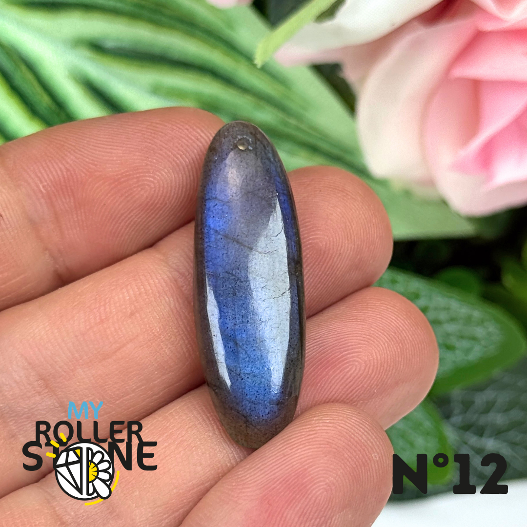Pendentif Labradorite Blue fire percé 7A