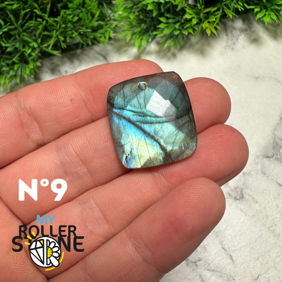 Pendentifs Labradorite forme Libre Facettée