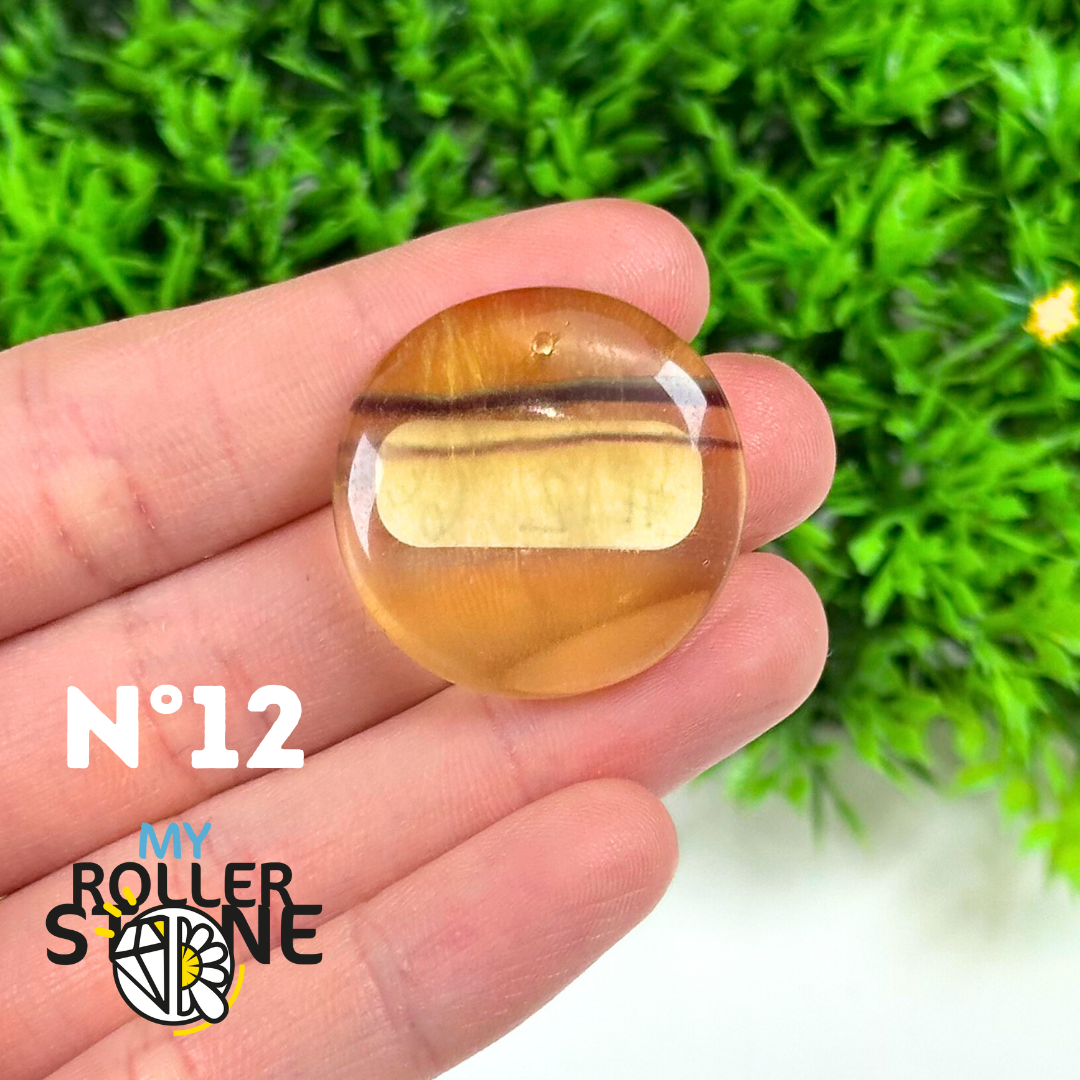 Pendentif Percé Fluorite 5A