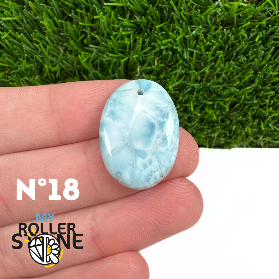 Pendentif Larimar 5A percé