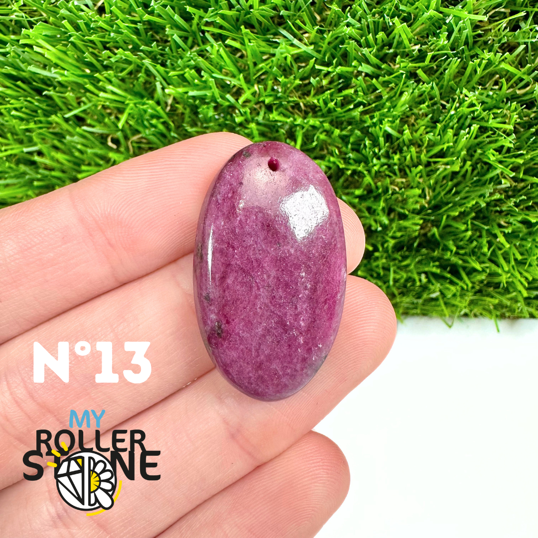 Pendentif Percé Rubis 3A