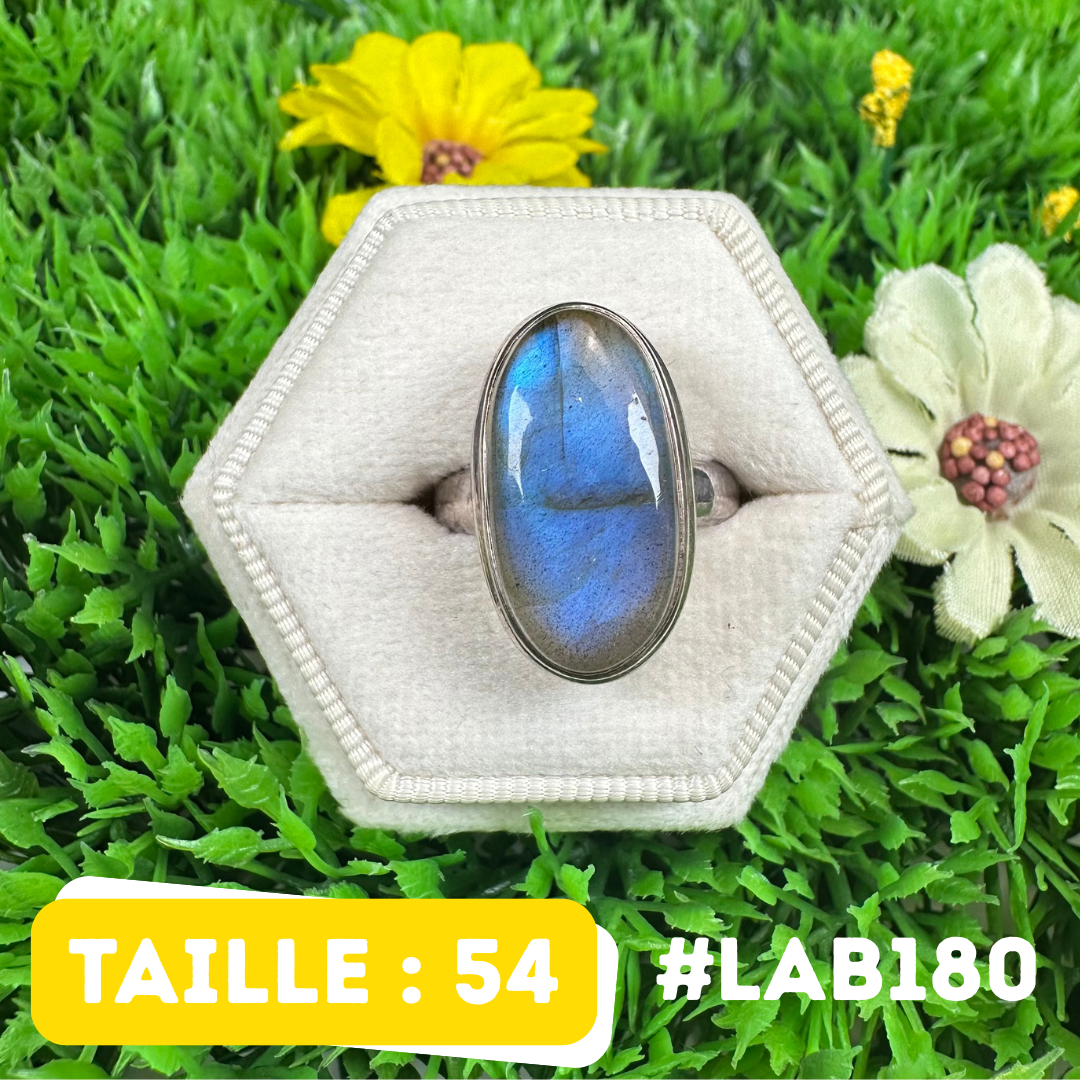 Bague Labradorite Bluefire #LAB180