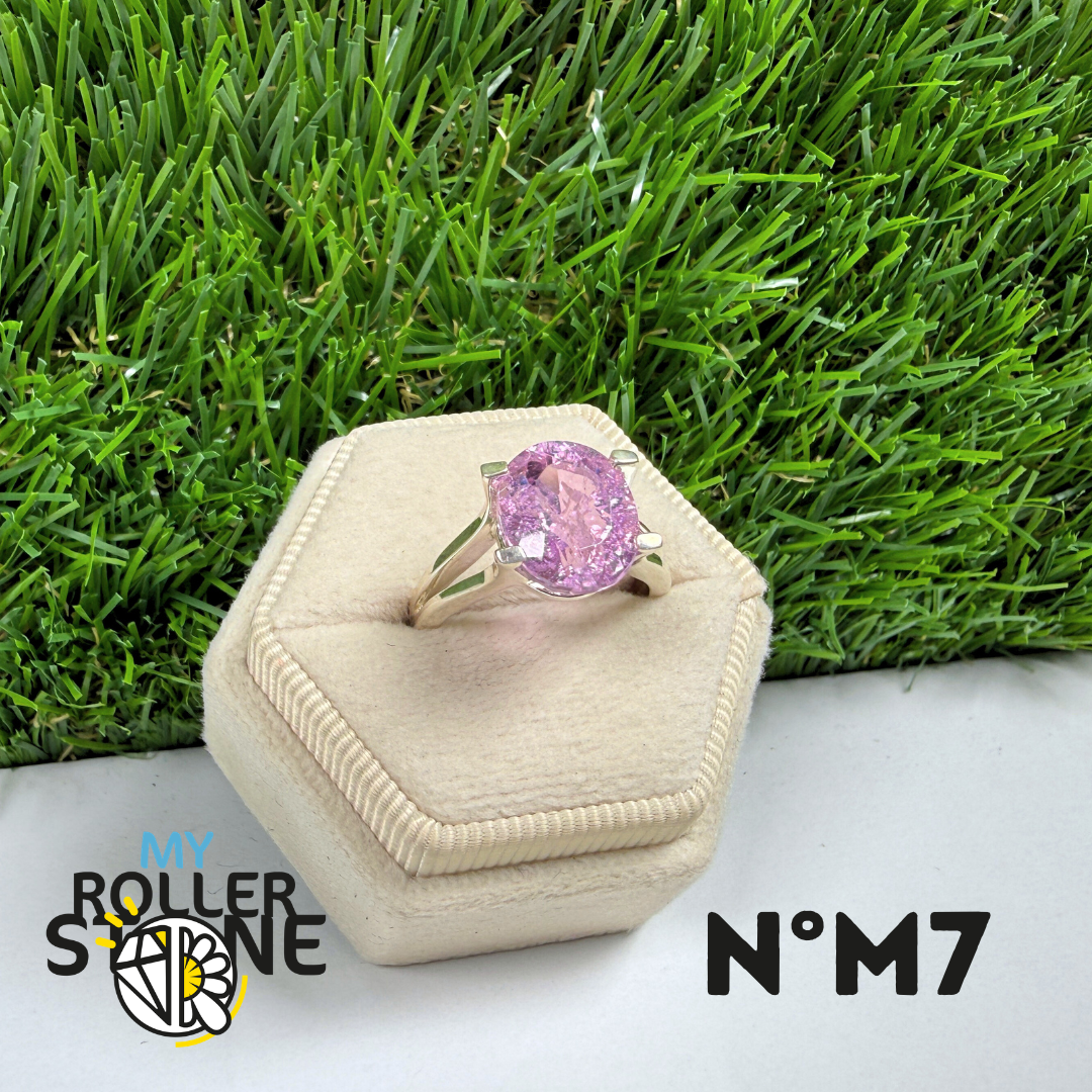 Bague Kunzite Qualité Gemme – Argent 925 #7
