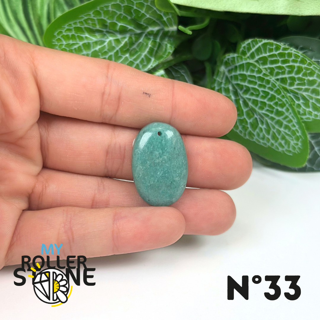Pendentif Amazonite Brésil 5A