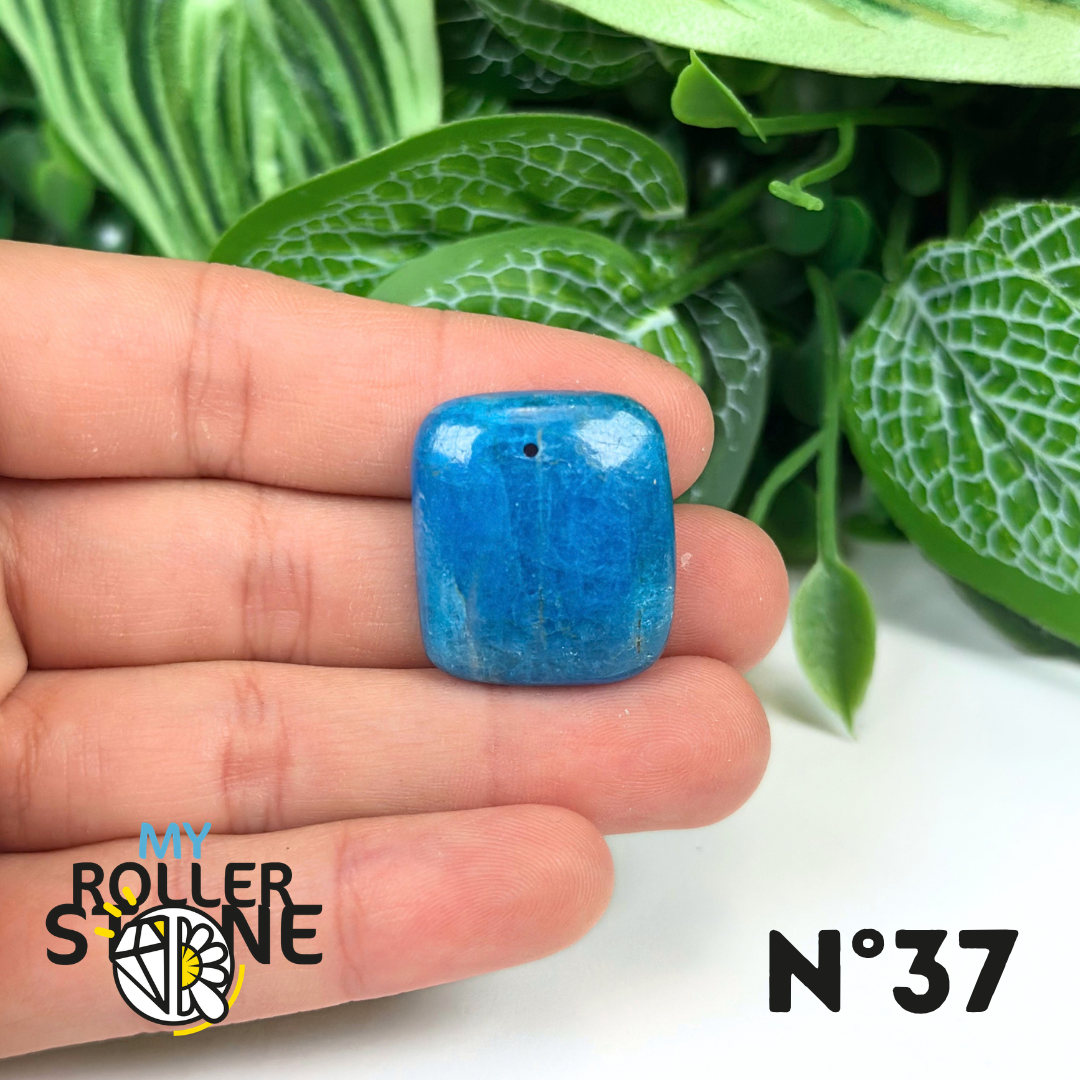 Pendentif Apatite bleue 5A