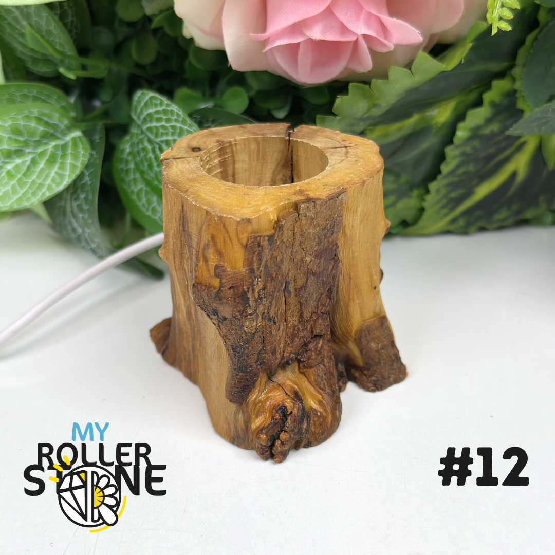 Support en bois LED pour sphère